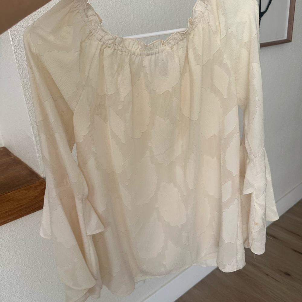 Michael Kors Cream Blouse - Picture 4 of 4